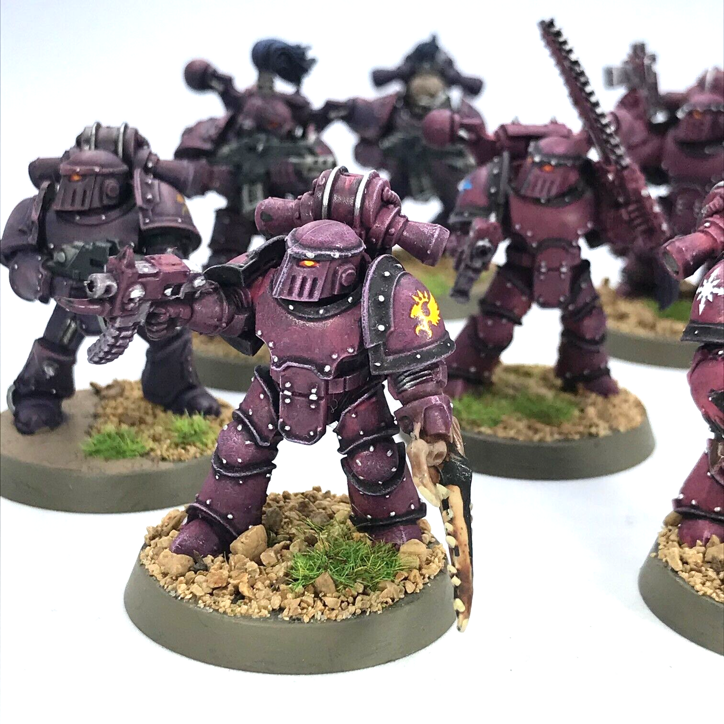 Emperors Children Chaos Space Tactical Squad - Painted - Warhammer 40K C409