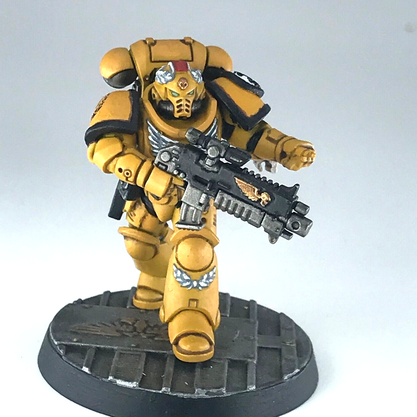 Primarch Lieutenant Imperial Fists Space Marines - Warhammer 40K Painted X10449