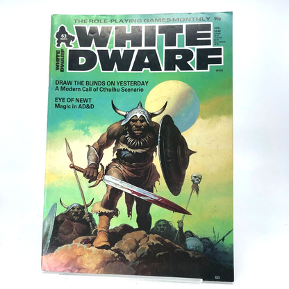 White Dwarf 63 Magazine - Games Workshop Warhammer Fantasy 40,000 40K M588