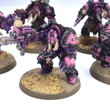 Emperors Children Chaos Terminator Squad - Painted - Warhammer 40K C3781