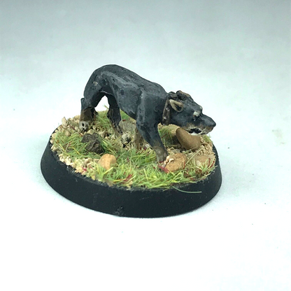 Metal Hobbit Farmer Maggott Dog - Painted - Warhammer / Lord of the Rings X3742