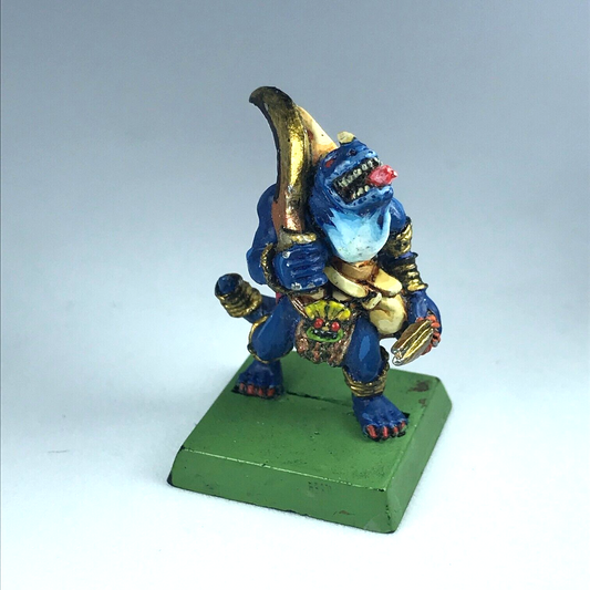 Skink Command Champion Lizardmen - Painted - Warhammer Fantasy X11004