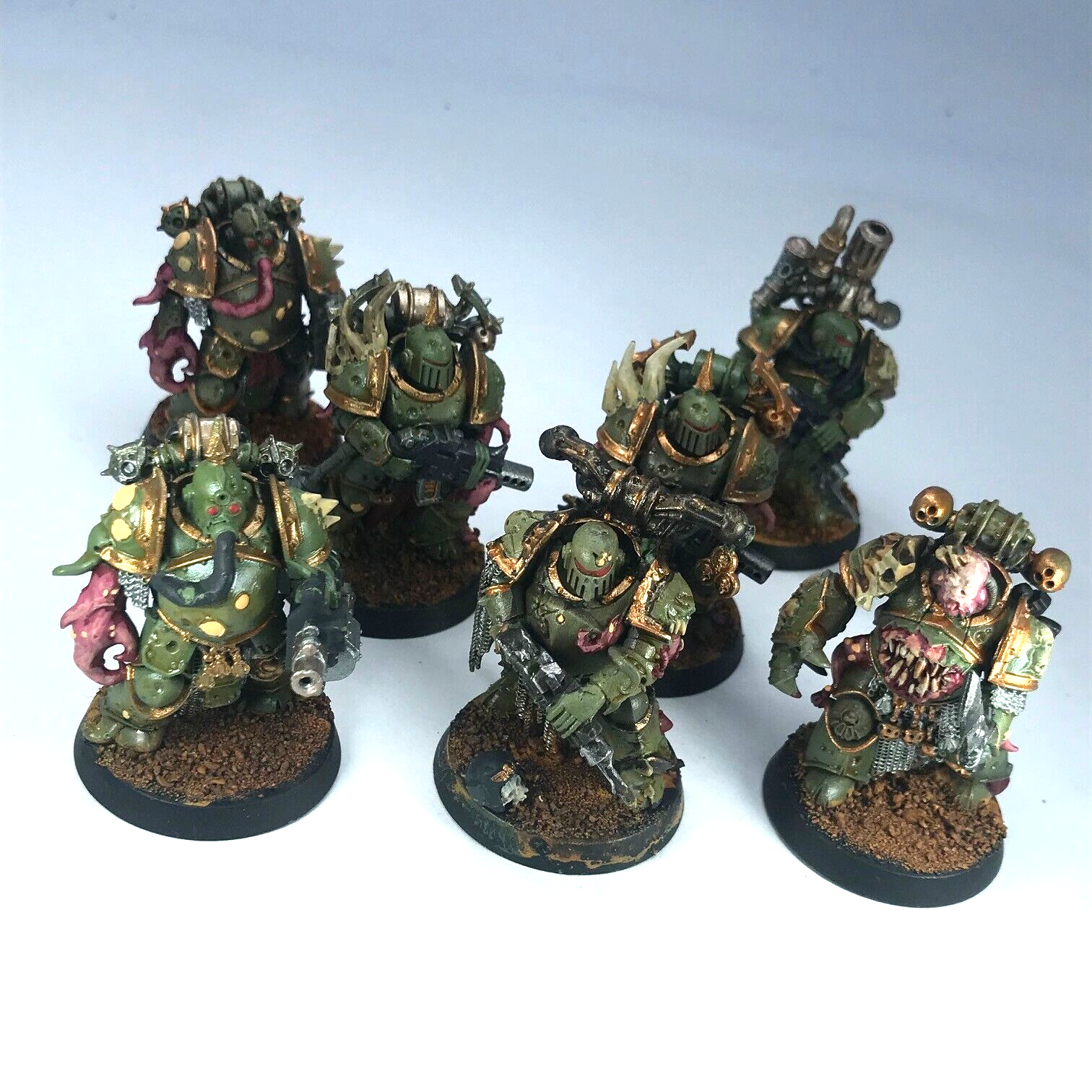 Death Guard Plague Marines Chaos Space Marines - Painted - Warhammer 4