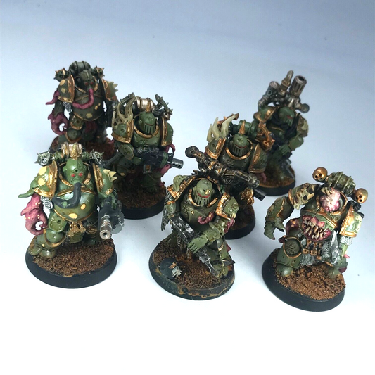 Death Guard Plague Marines Chaos Space Marines - Painted - Warhammer 40K C1254