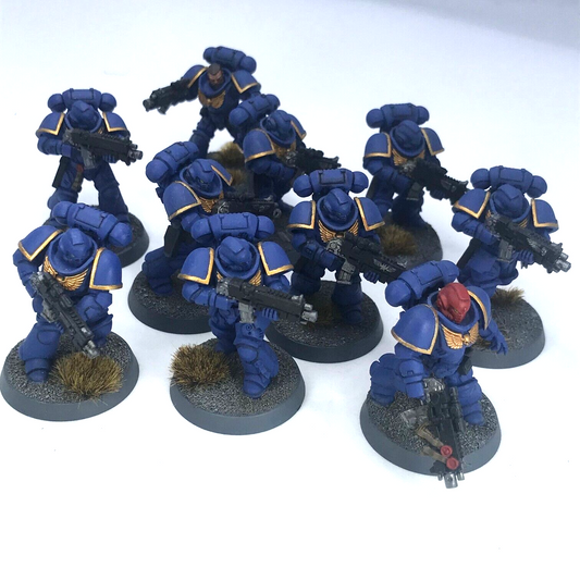 Primaris Intercessors Ultramarines Space Marines - Painted - Warhammer 40K C3003