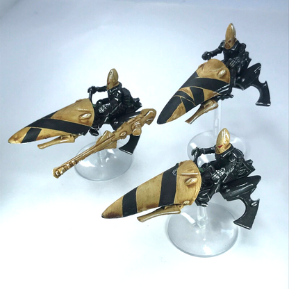 Aeldari Eldar Windriders Squad Jetbikes - Painted - Warhammer 40K C913