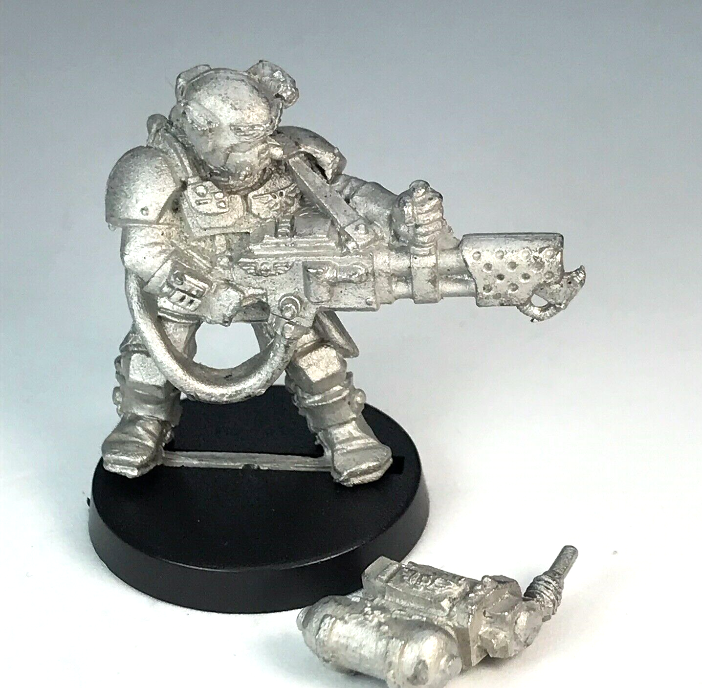 Imperial Guard Kasrkin Stormtrooper Flamethrower - Warhammer 40K Metal X4938