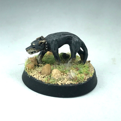 Metal Hobbit Farmer Maggott Dog - Painted - Warhammer / Lord of the Rings X3742