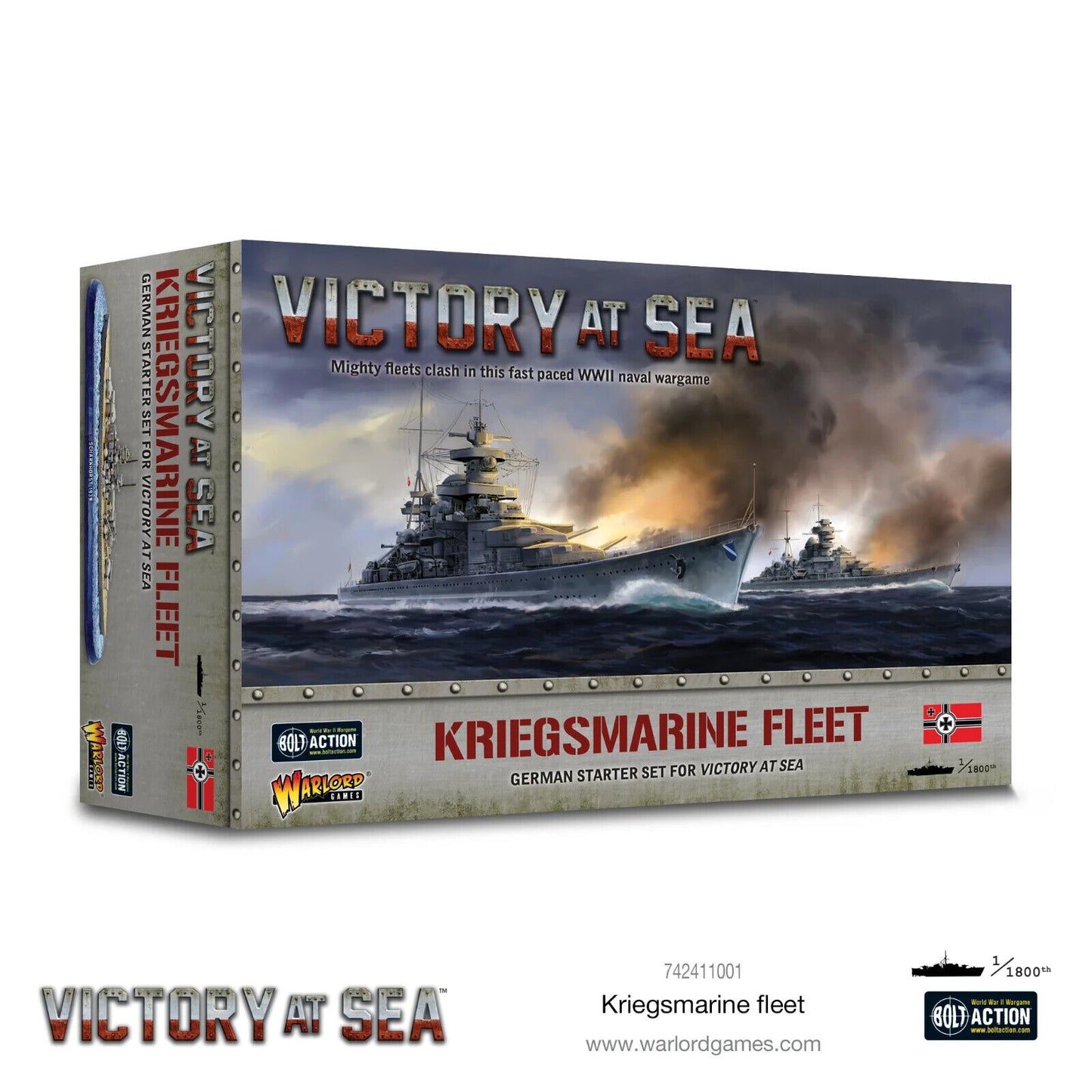 Kriegsmarine Starter Fleet - Warlord Games Victory At Sea Bolt Action Miniatures