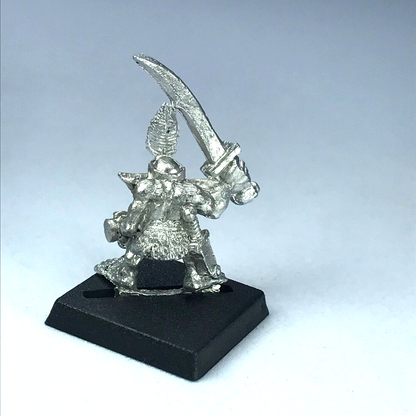 Forest Goblin with Sword Dated 1991 Metal Citadel Warhammer Fantasy X9389