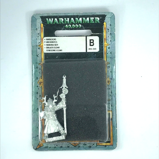 Metal Classic Eldar Aeldari Warlock Blister - Warhammer 40K C2404