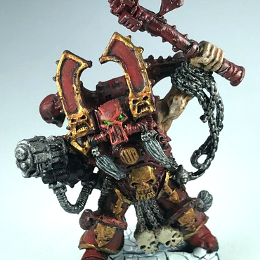 Metal Chaos Space Marine Khorne Champion - Painted - Warhammer 40K X6752