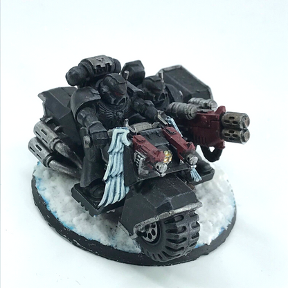 Dark Angels Ravenwing Attack Bike - Warhammer 40K Painted Games Workshop C2657