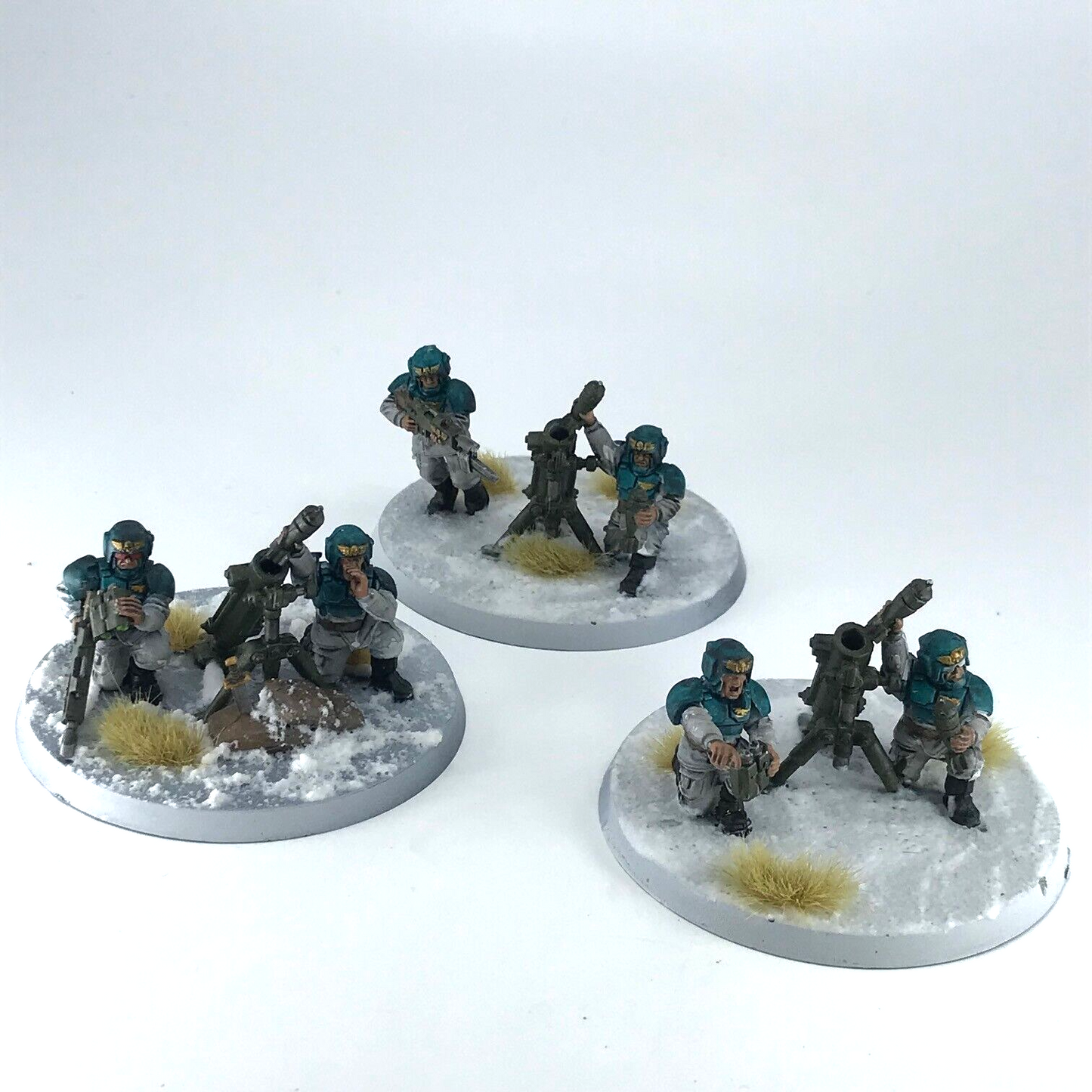 Cadian Mortar Squad Imperial Guard - Painted - Warhammer 40K GW C496