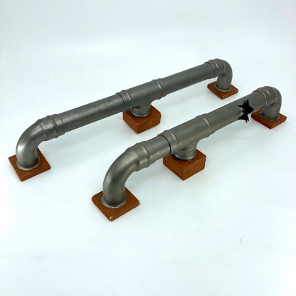 Long Pipe Urban Scenery Barricade Industrial Scenery Terrain - Sharp Edge