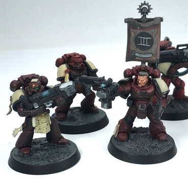 Blood Angel Squad Space Marines - Painted - Warhammer 40K C2402