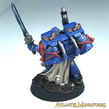 Custom Ultramarine Captain Space Marine - Painted - Warhammer 40K C109