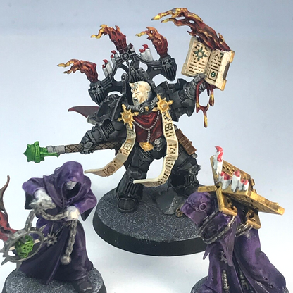 Dark Apostle & Dark Disciples Chaos Space Marines - Painted Warhammer 40K C2065