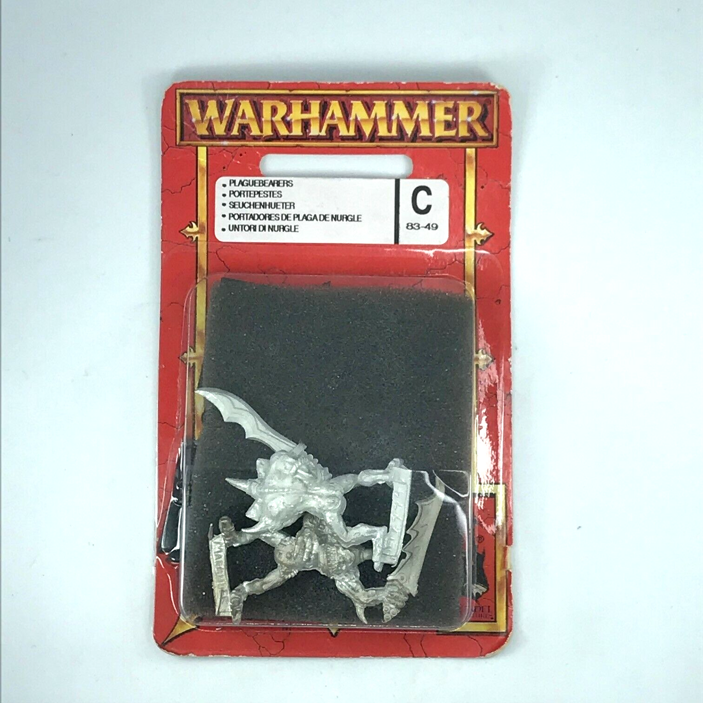 Metal Classic Chaos Plague Bearer Plaguebearer Blister - Warhammer Fantasy C622