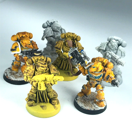 Space Marine Imperial Fist Squad Lot - Warhammer 40K Games Workshop C1870