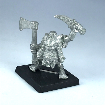 Classic Armoured Orc Warrior Dated 1992 Orcs Goblins - Warhammer Fantasy X13031