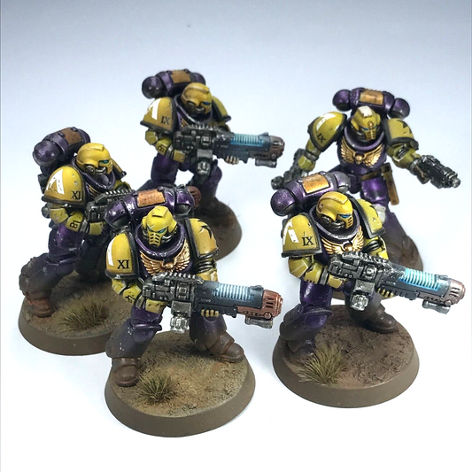 Space Marine Primaris Hellblasters - Painted - Warhammer 40K C2683