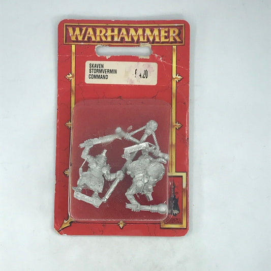 Metal Skaven Stormvermin Command Blister - Warhammer Fantasy C1891