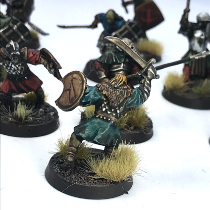 Mordor Orc Warriors - LOTR Warhammer / Lord of the Rings Painted C2146