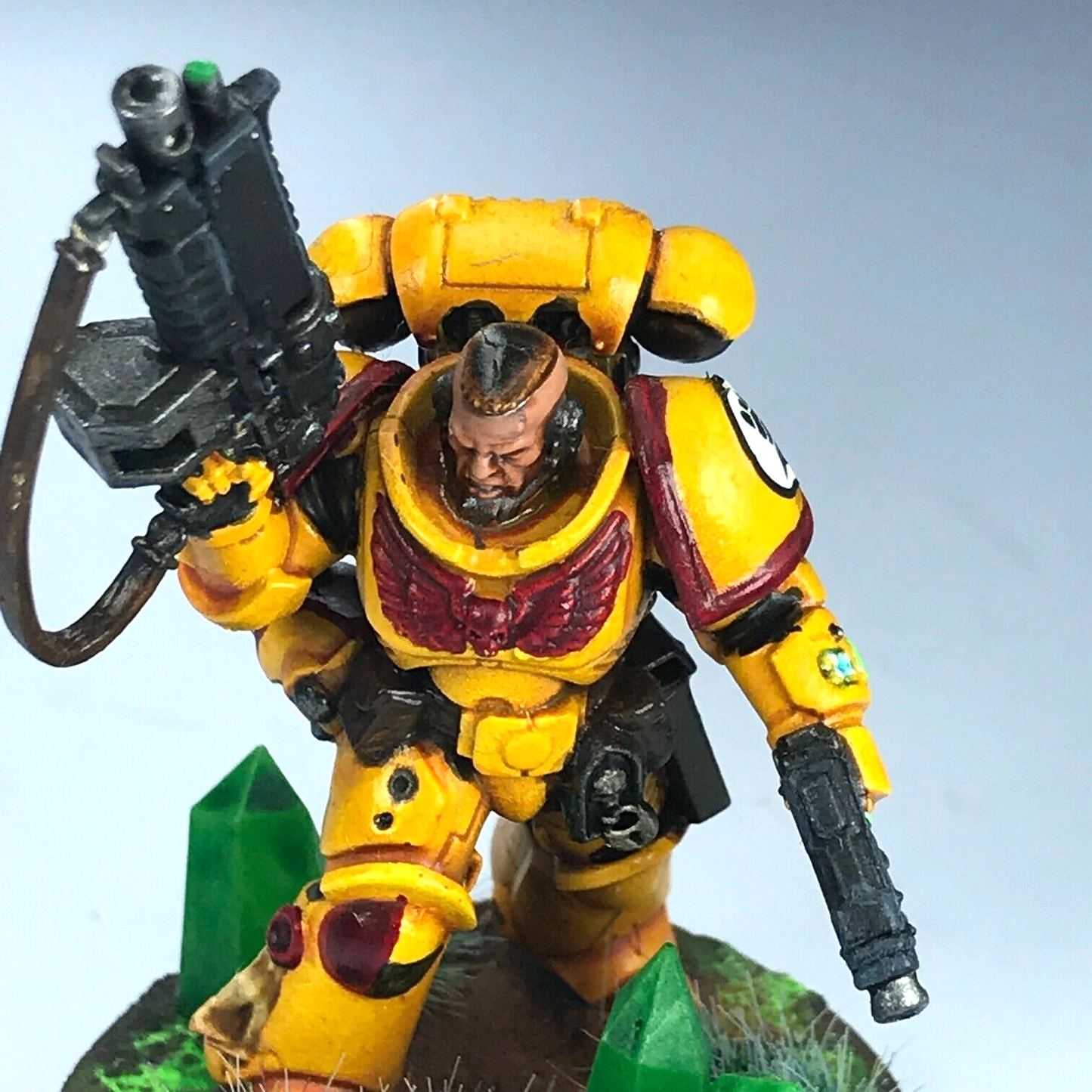 Imperial Fist Lieutenant Space Marines - Painted - Warhammer 40K X5430