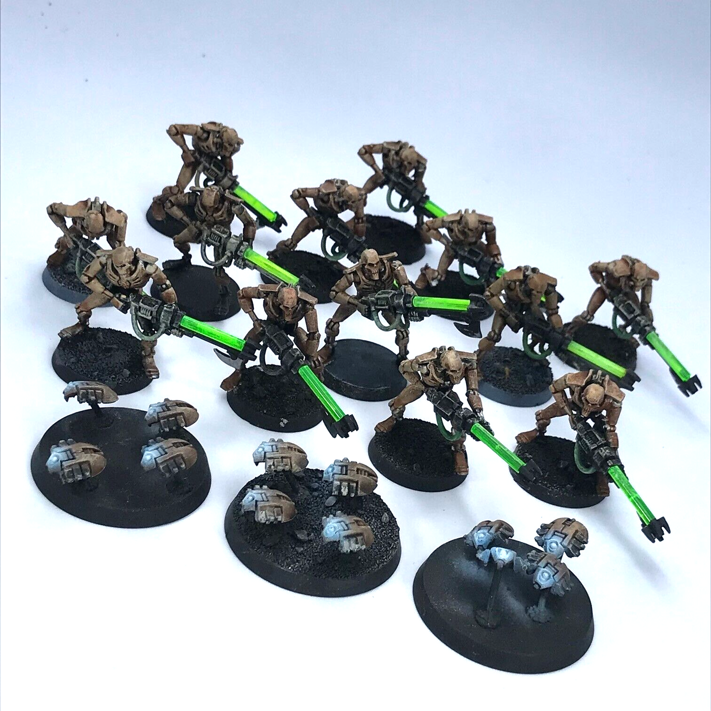 Necron Warriors Squadron - Warhammer 40K Games Workshop Painted C4091