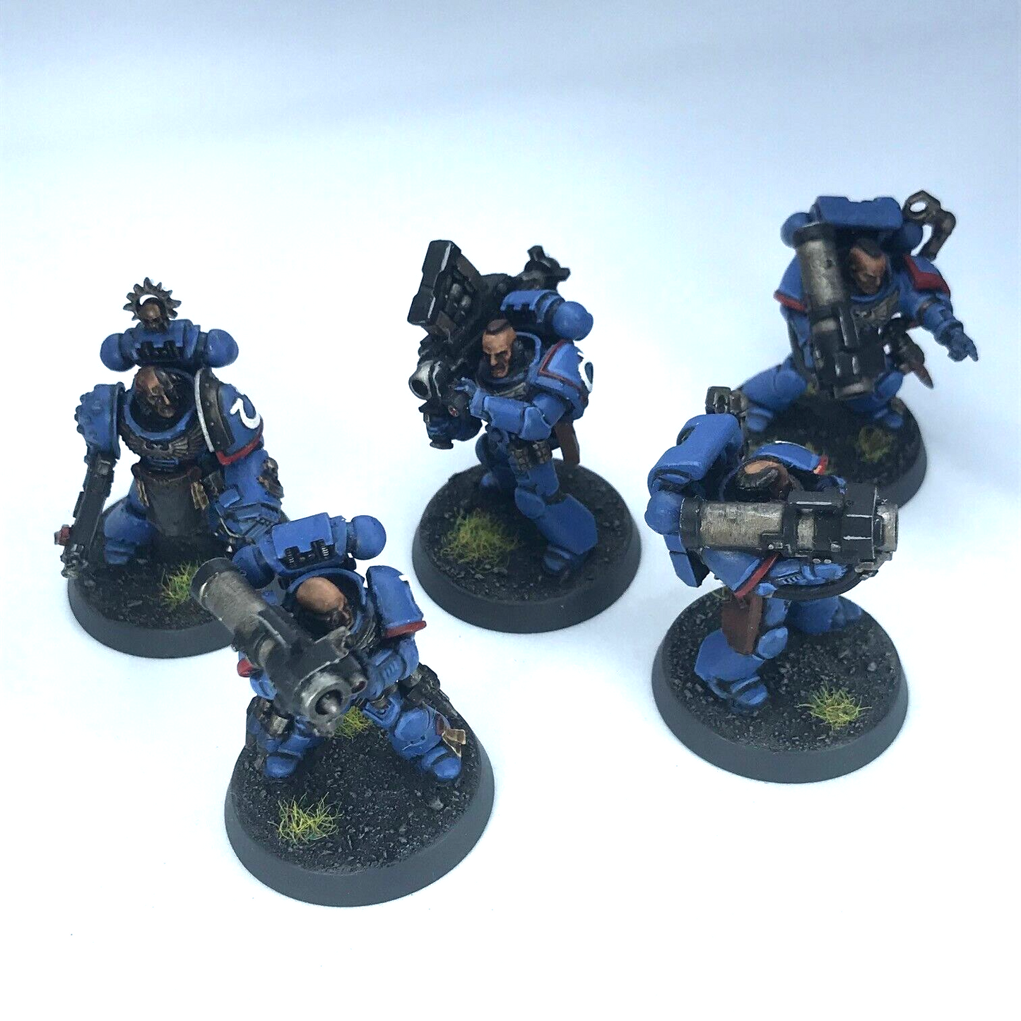 Classic Ultramarines Support Weapons Squad - Painted - Warhammer 40K C3506