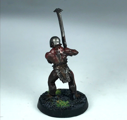 Uruk Hai Beserker LOTR - Warhammer / Lord of the Rings Painted Metal X6120