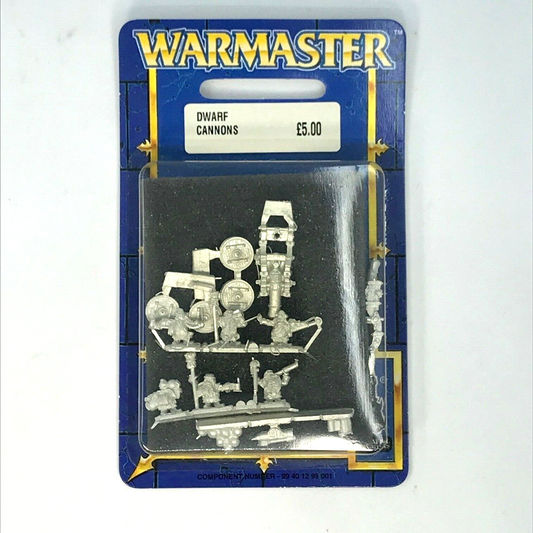 Metal Dwarf Cannons Warmaster Blister - OOP - Warmaster Warhammer C454