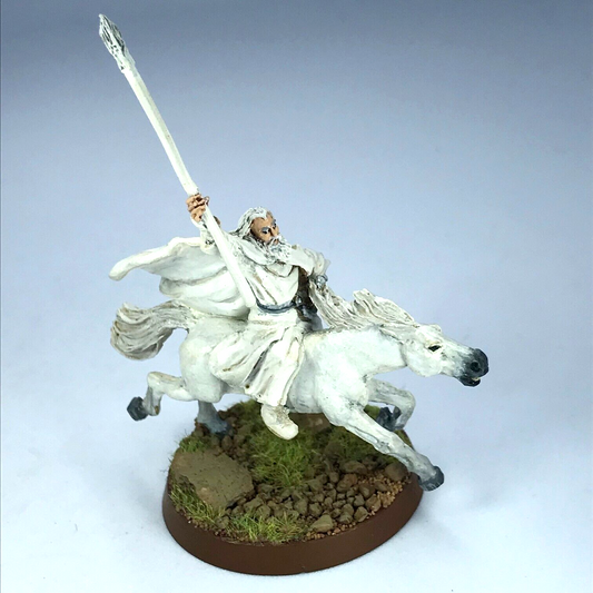 Gandalf the White Shadowfax Painted - LOTR / Warhammer / Lord of the Rings C4589