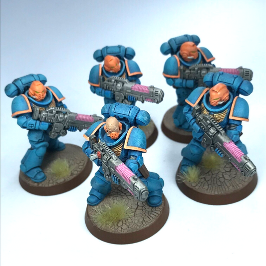 Space Marine Primaris Hellblasters - Painted - Warhammer 40K C475