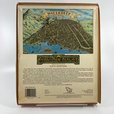 AD&D Forgotten Realms City System Boxed Set - Unsure if Complete W195