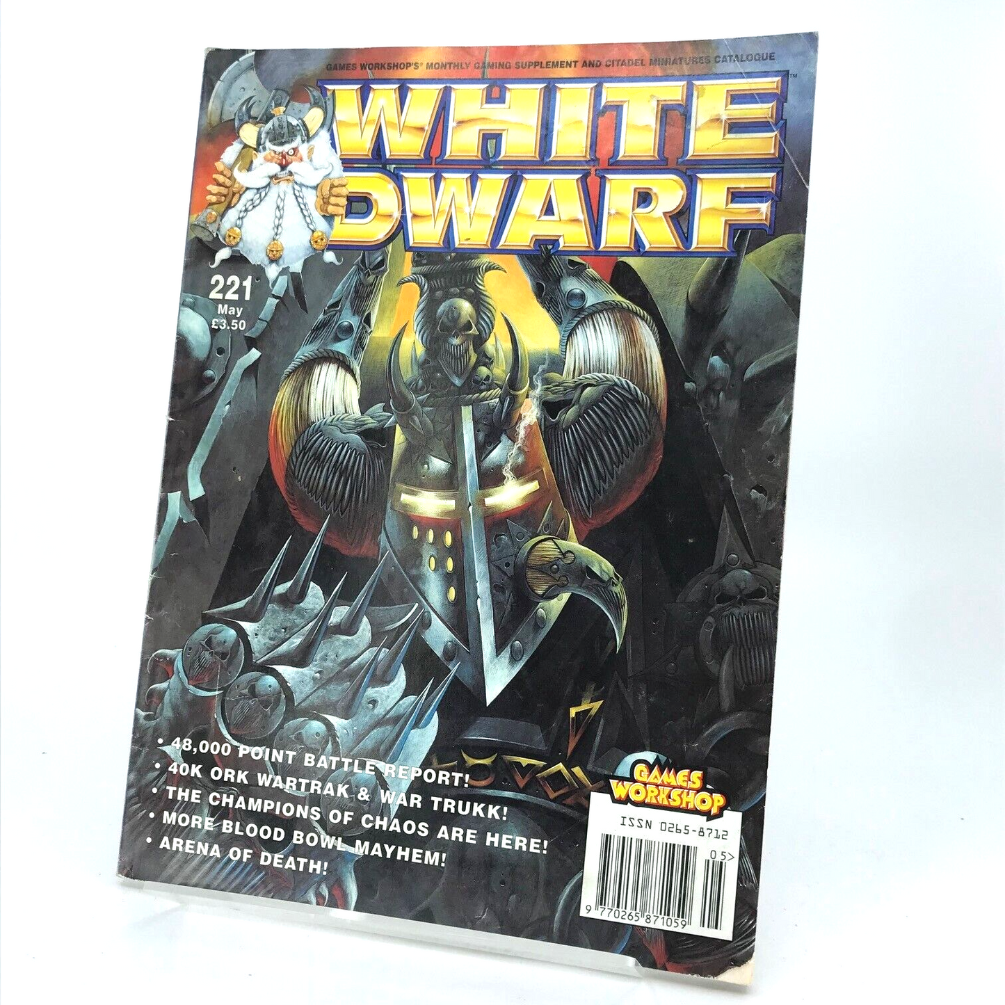 White Dwarf 221 Magazine Games Workshop Warhammer Fantasy 40,000 40K M427