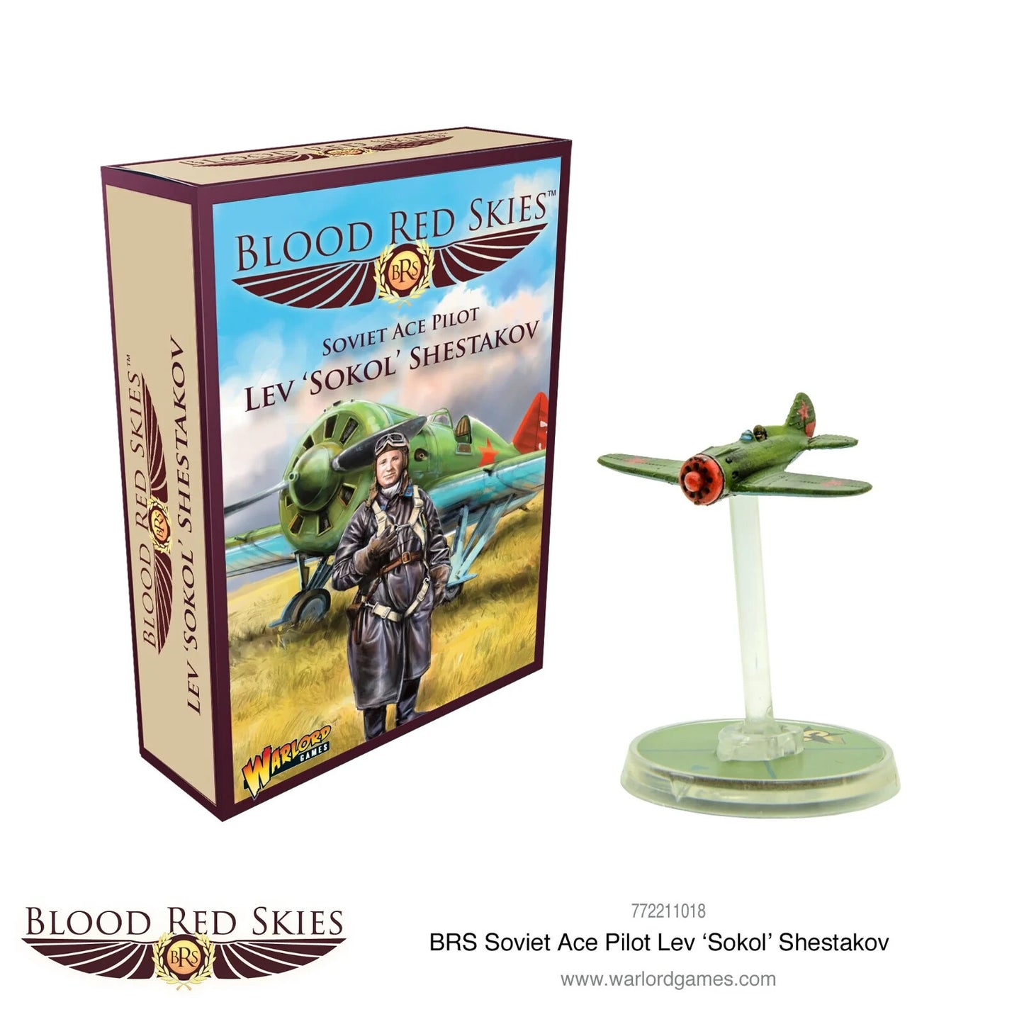 Blood Red Skies: Lev 'Sokol' Shestakov Ace Pilot - Bolt Action Warlord Games