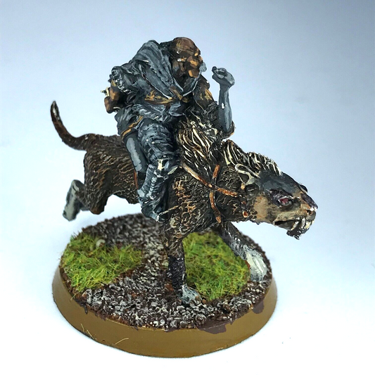 Metal Orc Warg Rider - Painted - Warhammer / Lord of the Rings C3758