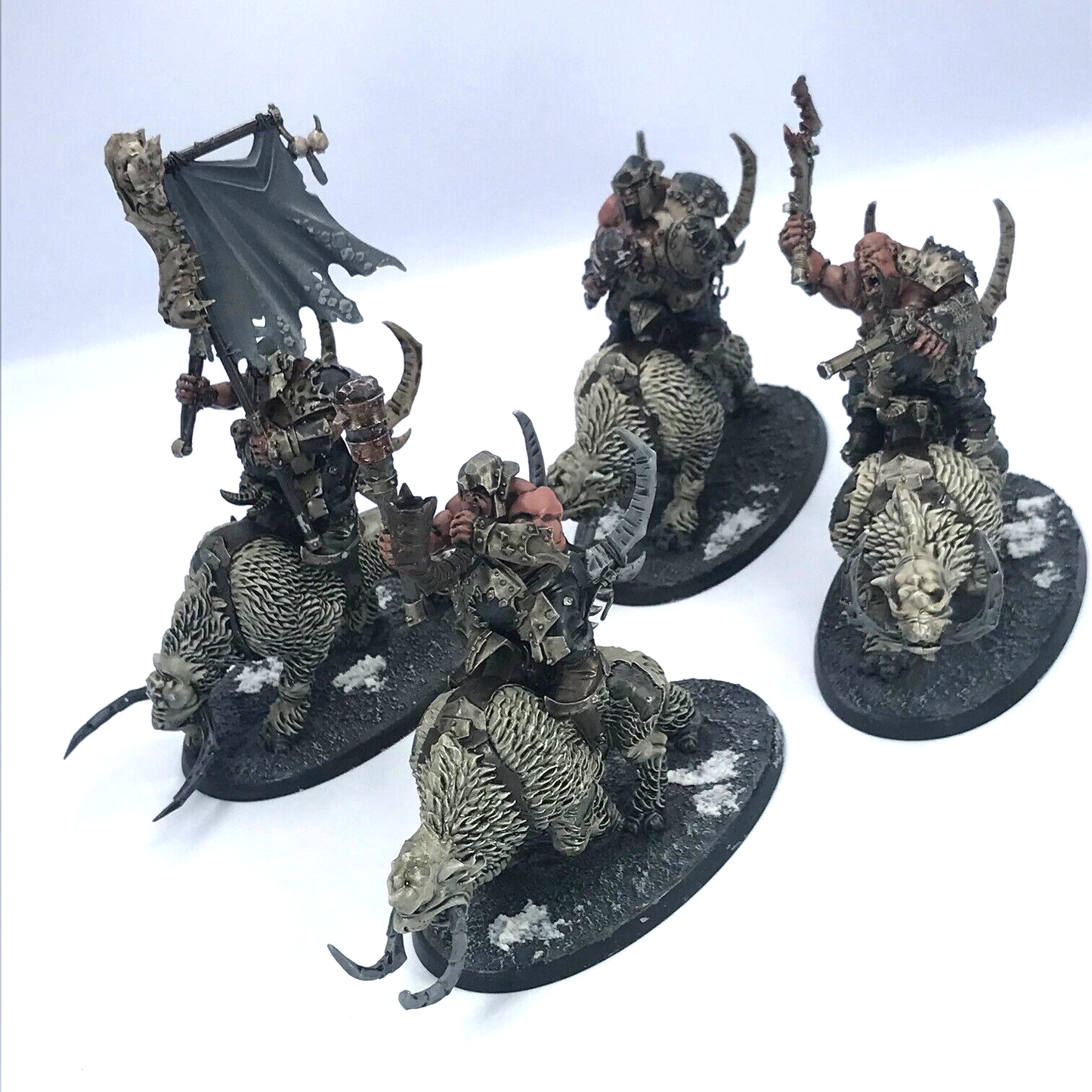 Mournfang Pack Ogor Mawtribes - Painted -Warhammer Fantasy Games Workshop BOX166