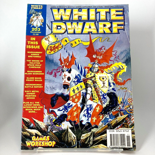 White Dwarf 203 Magazine Games Workshop Warhammer Fantasy 40,000 40K M1082