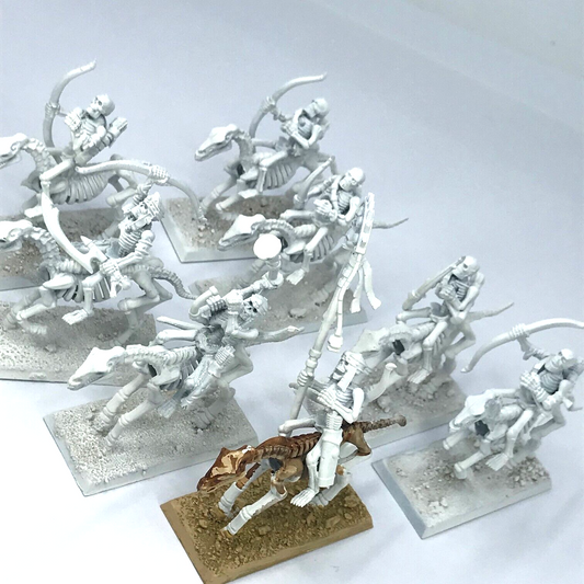 Skeleton Cavalry Tomb Kings - Undercoated, Based - Warhammer Fantasy C2688