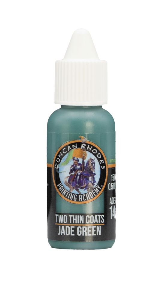 Jade Green Two Thin Coats Paints Duncan Rhodes Painting Academy - 15ml