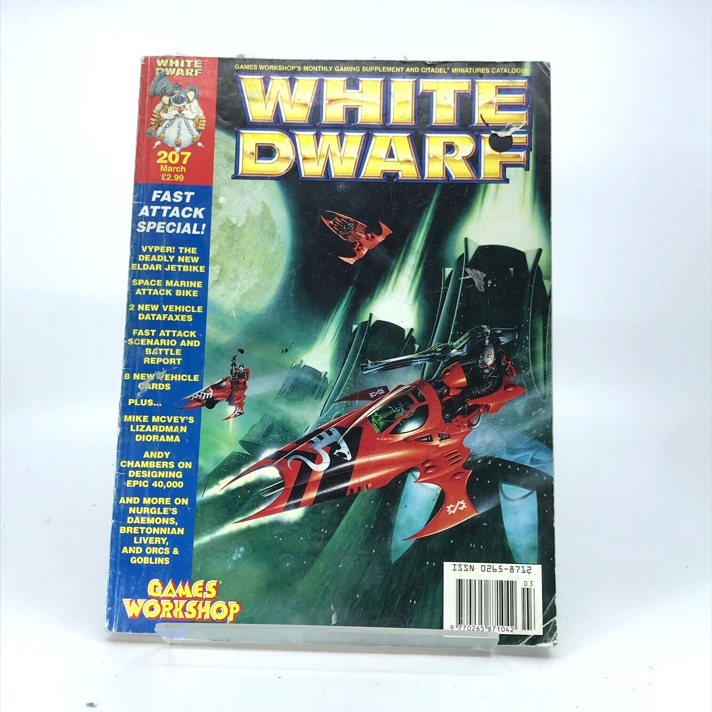 White Dwarf 207 Magazine Games Workshop Warhammer Fantasy 40,000 40K M420