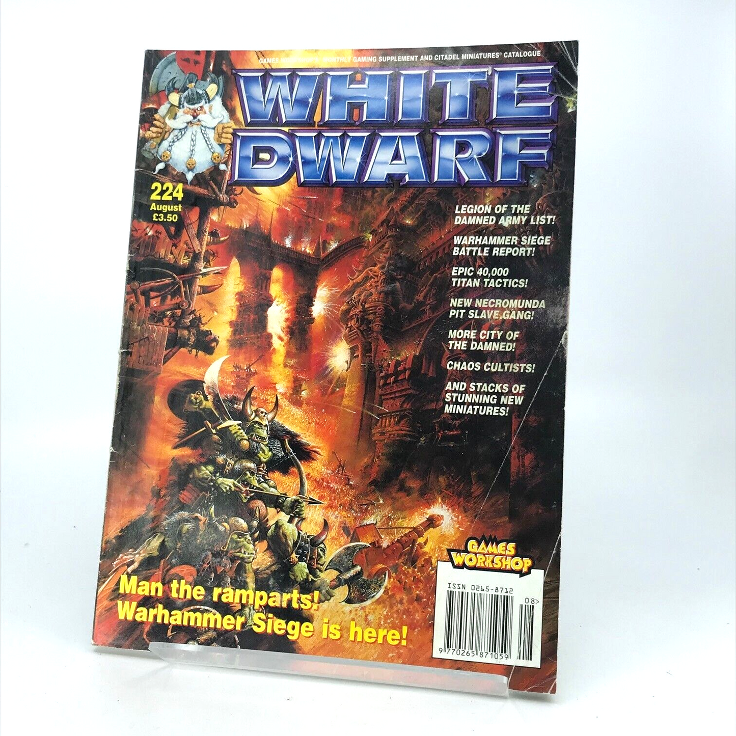 White Dwarf 224 Magazine Games Workshop Warhammer Fantasy 40,000 40K M403