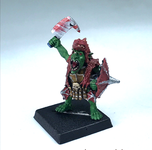 Metal Goblin Warrior Warboss - unbranded - Orcs & Goblins X2346