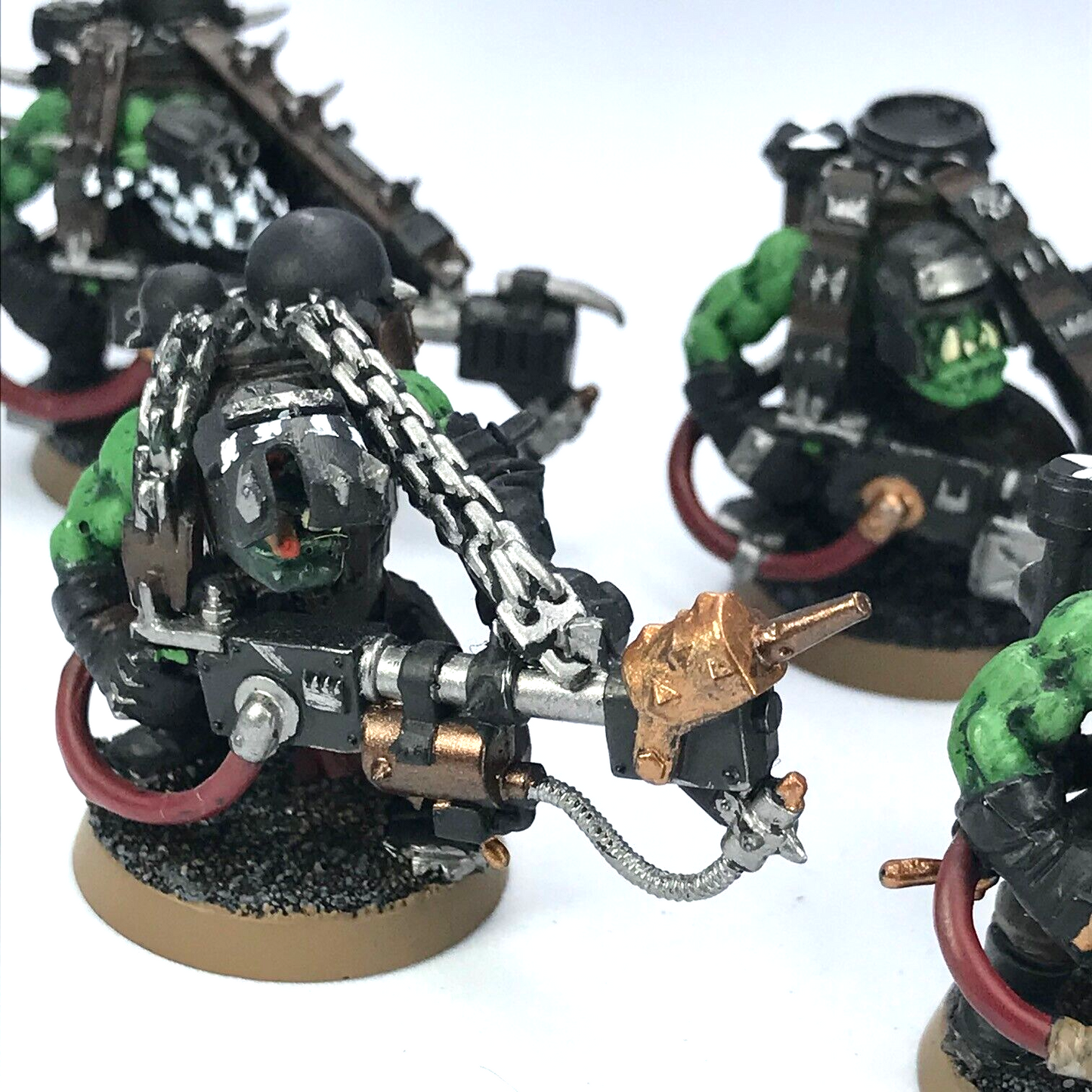 Space Ork Burna Boyz Orks - Painted - Warhammer 40K C3988