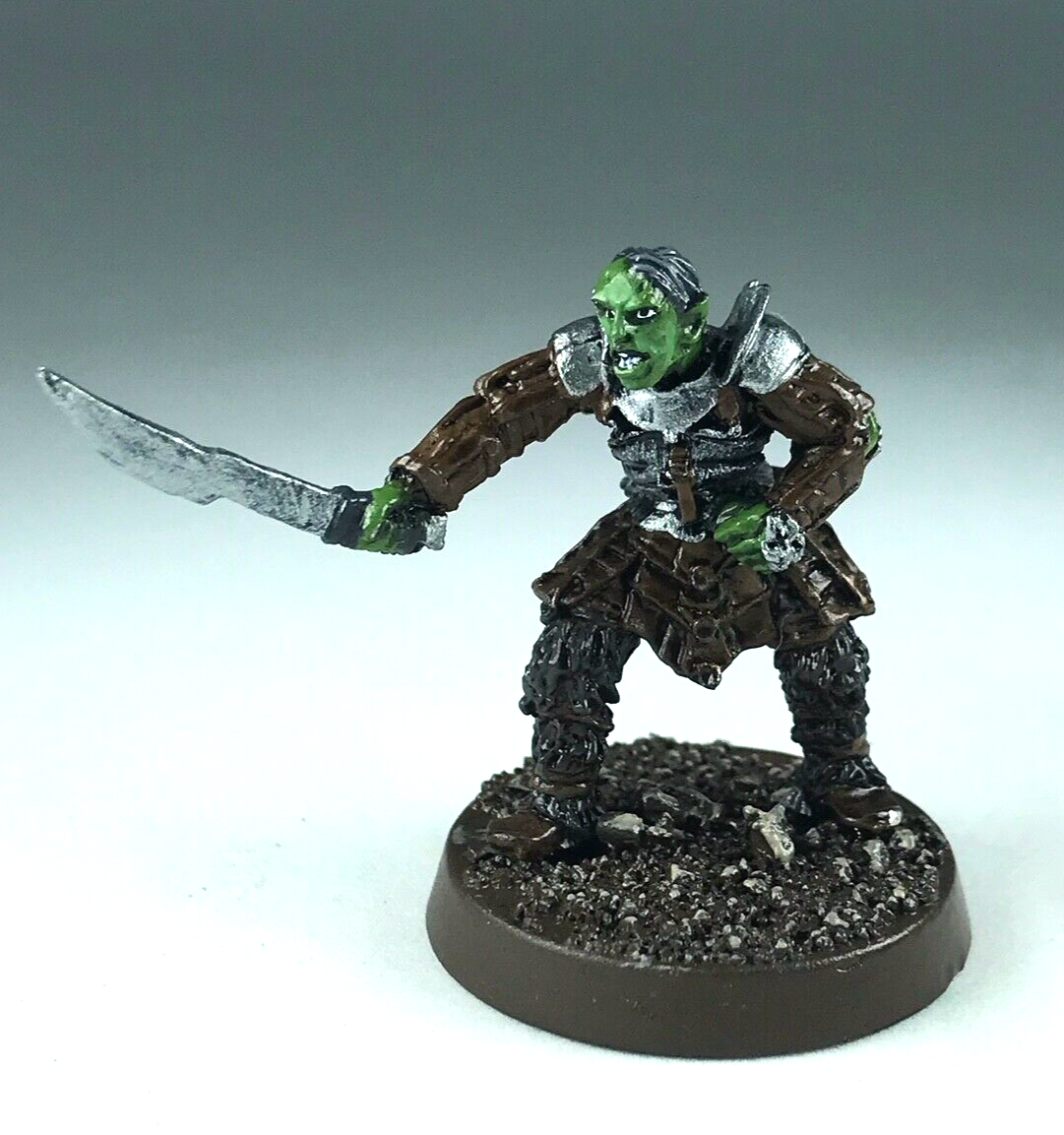 Metal Gorbag Orc Character - Painted - LOTR Warhammer / Lord of the Rings X1887