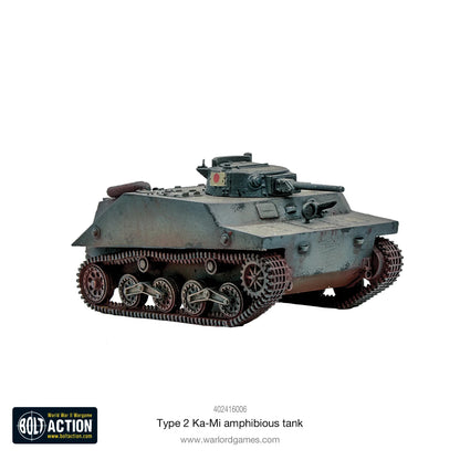 Japanese Type 2 KA-MI Amphibious Tank - Warlord Games Bolt Action Miniatures
