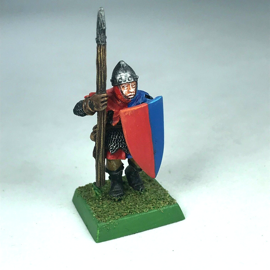 Classic Bretonnia Men At Arms Spearman - Painted - Warhammer Fantasy X58